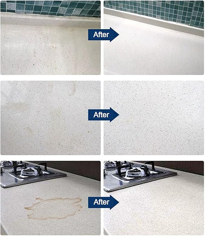 ADEK Tile Grout Cleaner Sprayer - Granite Cleaner Polish and Protect 3 in 1, Marble Stone Cleaner Polishes, Heavy Duty Spray Cleaning Solution, Stone Tile and Laminate Cleaner (2)
