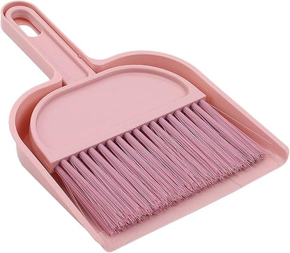 Mini Broom and Dustpan Set, Compact Cleaning Kit for Home Car Camping Small Spaces Pet Cleanup and Travel