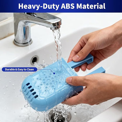 Adjustable Toilet Tank Tablet Holder – Controlled Release Bleach Tablets Dispenser for Toilet Tank, Large Capacity ABS Toilets Tanks Cleaner Tablets Container, Fits Most Water Tanks