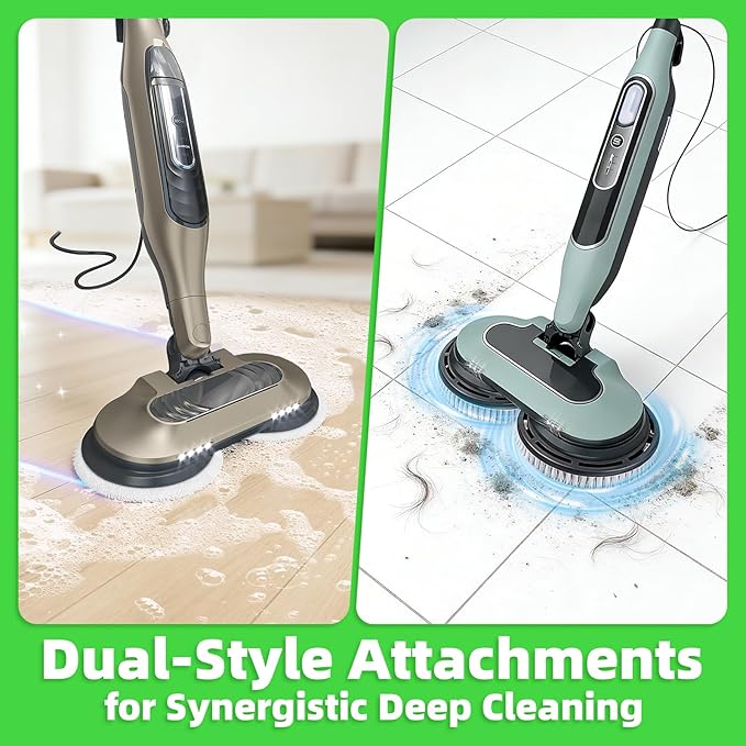 4 PACK Upgraded Steam Mop Replacement Pads for Shark Steam and Scrub Mop S8201 S8001 S8002 S7201 S7001 Series, Short Bristle Cleaning Brushes and Soft Scrub Pads for Deep Clean Home Hard Floors