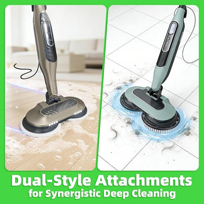 4 PACK Upgraded Steam Mop Replacement Pads for Shark Steam and Scrub Mop S8201 S8001 S8002 S7201 S7001 Series, Short Bristle Cleaning Brushes and Soft Scrub Pads for Deep Clean Home Hard Floors