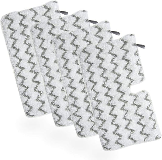 4 Pack S3501 S3601 Steam Pocket Mop Pads for Shark S3500 Series S3501 S3601 S3550 S3901 SE450 S3801CO S3601D S2901 S2902 Steam Mop Pads Washable