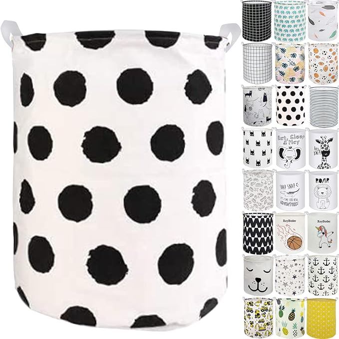Collapsible Laundry Basket in Bedroom Waterproof Laundry Hamper in Bathroom Large Laundry Bag in College Dormitory Cloakroom Livingroom Nursery Organizer Toy Bin