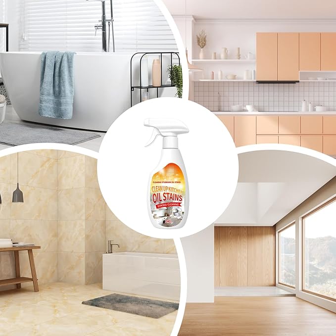 Heavy Duty Degreaser, Fruity Fresh Scent, 240mL, Kitchen Degreaser Spray, Oil Remover Spray, Powerful Oil Remover, For Grill, Stove Top, Sink, Oven, Countertops