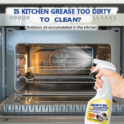 Heavy Duty Kitchen Degreaser Spray, Oven Degreaser Cleaner Heavy Duty, Powerful Multi-purpose kitchen Cleaner Spray for Ovens, Grills, and Stoves (2PCS)