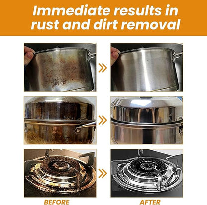 Stainless Steel Scratch Remover for Appliances, Multi-Purpose Scratch Remover Paste for Oven, Sink, Fridge & Cookware, Cleans Grease, Scuffs & Restores Shine (1)