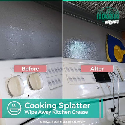 CHOMP! Painted Wall Cleaner Spray: Healthier Home 5-Minute CleanWalls 4-in-1 Multipurpose, Ceiling and Baseboard Cleaning - Dirt, Dust, Odor and Stain Remover - 32 Oz (Summer Sun Scent)