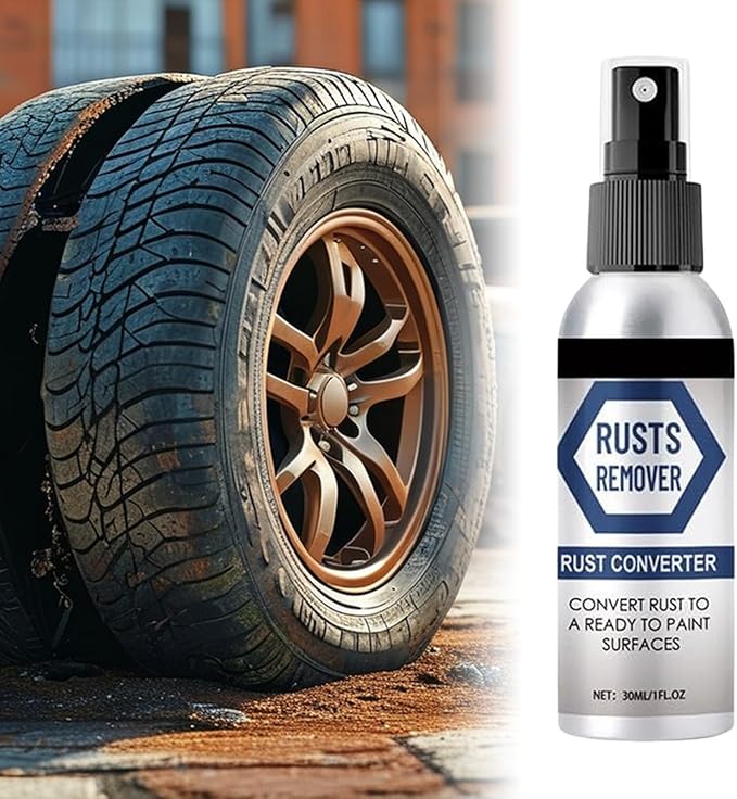 Quick Drying Rust Stain Remover - Metal Rust Remover, Effortless Metal Restoration | Excellent Tarnish Cleaner Spray, 30ml Seamless Kitchen Rust Converter for Utensils, Auto Parts, Tools