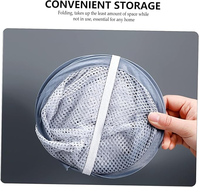 2pcs Folding Wall-Mounted Laundry Baskets Portable Storage Hanging Basket Collapsible Clothes Organizer for Home Space-Saving Sundries Storage