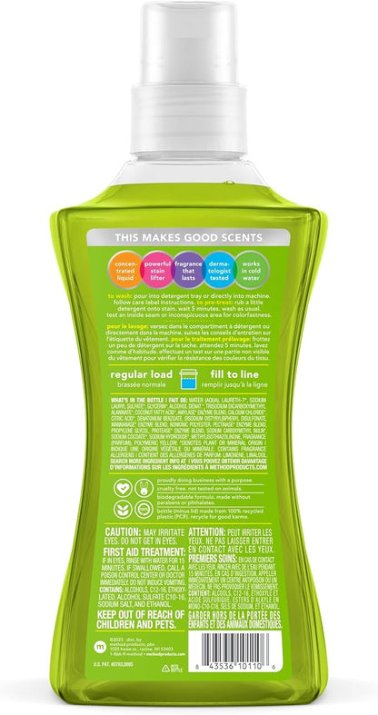 Method Liquid Laundry Detergent, Coconut + Cactus Water, 66 Loads Per Bottle, Stain Remover, 53.5 Fl Oz (Pack of 1)