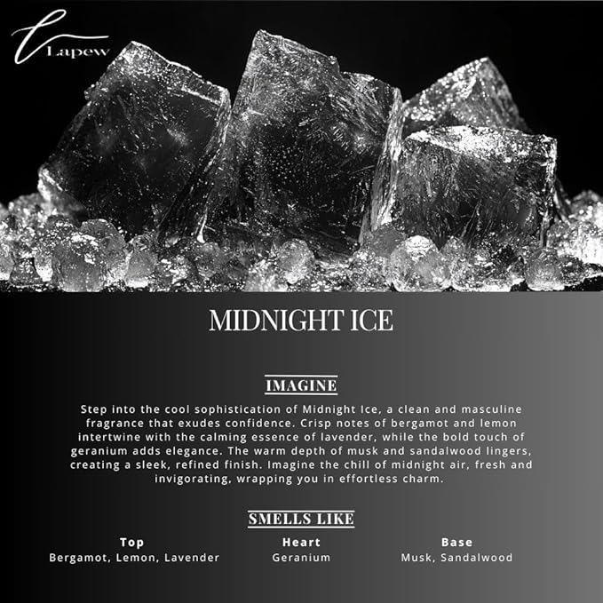 Lapew Room & Linen Spray | Fragrance Mist for Home, Car & Office | Fabric & Air Freshener | Neutralizing Mist | Made in USA | Midnight Ice