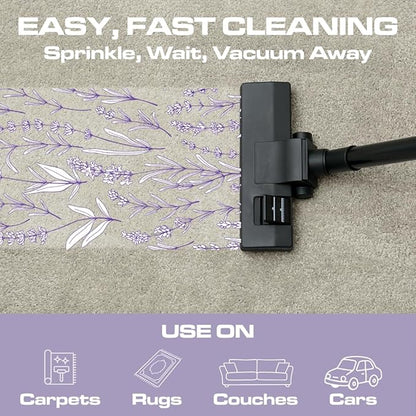 Ripclean Carpet Deodorizer & Freshener Cleaning Powder, Odor Eliminator for Strong Odors & Homes w/Pets, Safe around Kids & Pets, Use on Carpet, Rugs, Upholstery & More (16 Ounce, Lemon)