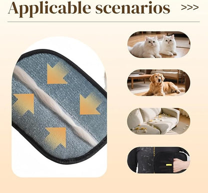 2025 New Pet Hair Removal Glove,pet Hair Remover mitt，for Couch, Furniture, Carpet, Car Seat -Electrostatic Reusable Gloves | Fast Cleaning, for Cat & Dogs (2pcs)