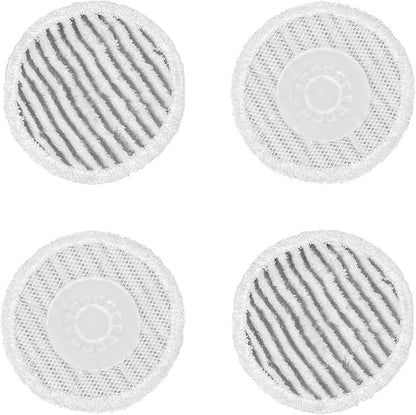 AIR U+ S8201 Pads Replacement Steam Mop Pads for Shark S8201 S7001 S8001 S7201 S7000AMZ S7000 S7005 S7020 S7001C Series Steam & Scrub All-in-One Scrubbing Mop, 4 Pack