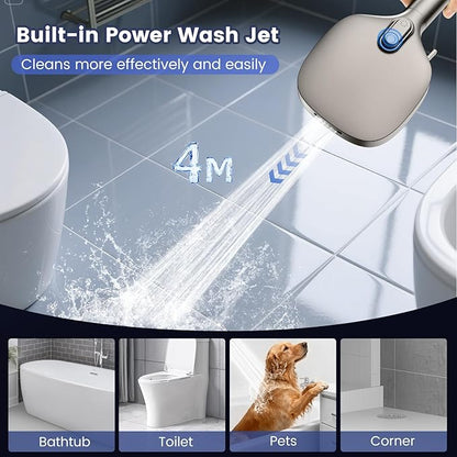 Filtered Shower Head with Handheld, High Pressure 7 Spray Showerhead with Filters, Detachable Shower Heads, Water Softener Filters for Hard Water - Remove Chlorine