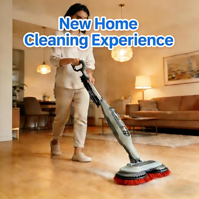 KVLZ 2-Pack - Newly Upgraded Steam Mop Replacement Brush Head, Compatible with Shark Steam Mops and Scrub Mops S8201/S8001/S7201/S7000 Series,Suitable for All Floor Types, Scratch-Free Polish (Red)