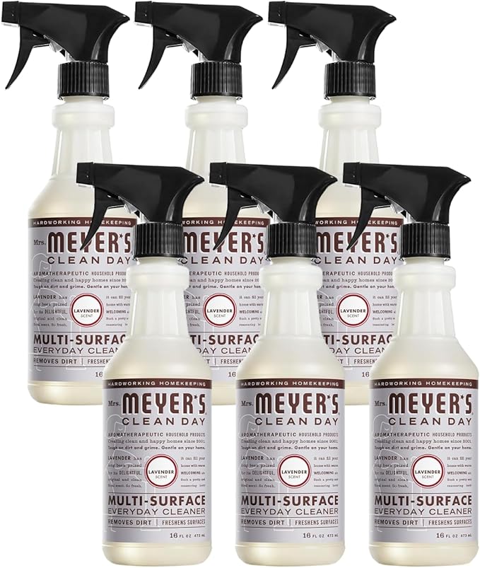 Mrs. Meyers Countertop Spray, Lavender Scent, 16 Oz. (Pack Of 6)