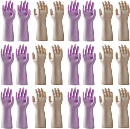 LIICHAAO 2-12 Pairs Gloves for cleaning bathroom,NO ODOR,Stay On Comfort Fit No Sweat No Stick