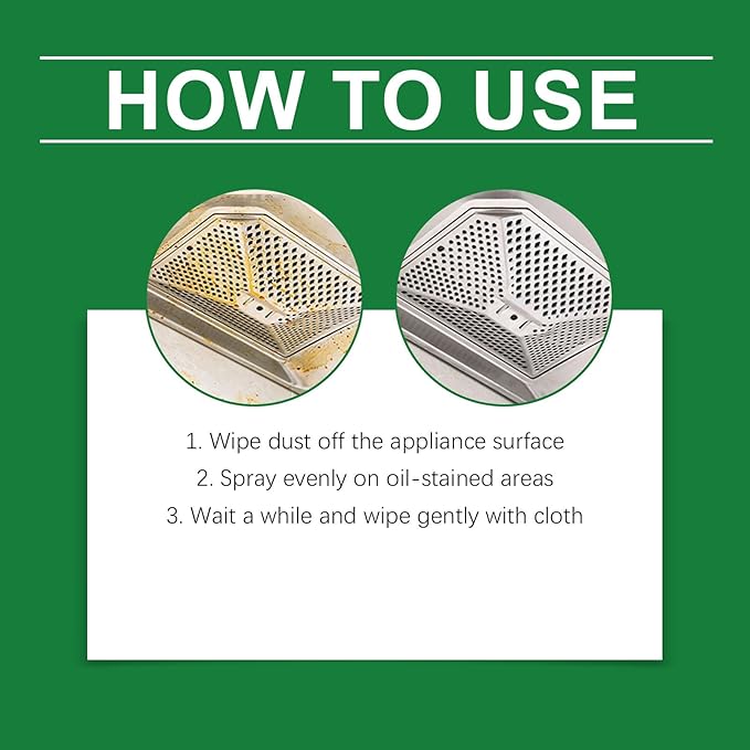 Natural Kitchen Cleaner Spray-2026 New Multi-Purpose Kitchen & Appliance Cleaner for Cabinets,120ml Multifunctional Kitche𝐧 Appliance Clea𝐧er,for Oven,Stove,Cabinets,Quick & Easy Cleaning (2pcs)