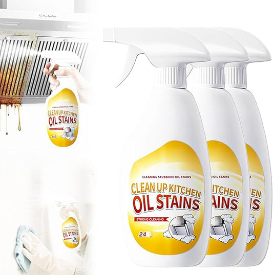 Heavy Duty Degreaser, 2026 Kitchen Heavy Duty Cleaner Spray Portable Degreasing Spray, All-Purpose Kitchen Pots and Pan Cleaner for Appliances Countertops Range Hoods (3)