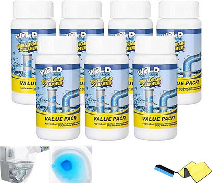 High Speed Drain Cleaner Foaming Powder, Pipeline Dredging Agent, Sink and Drains Cleaners, Sink & Drain Cleaner, Wild Sink and Drains Cleaners