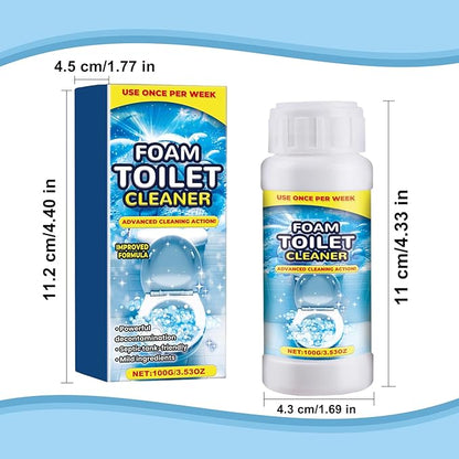 2PCS Foam Toilet Cleaner, 2025 New Toilet Bowl Cleaners, Advanced Bathroom Cleaner for Home, Powerful Instant Cleaneing for Toilets