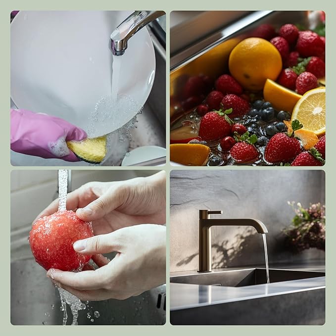 Hibbent Universal 3 in 1 Kitchen Sink Drain Strainer with Sink Stopper, Stainless Steel Wrapped Shell, SUS304 Anti-Clogging Basket Strainer, Fit for US Standard 3-1/2" Drain, Stainless Steel