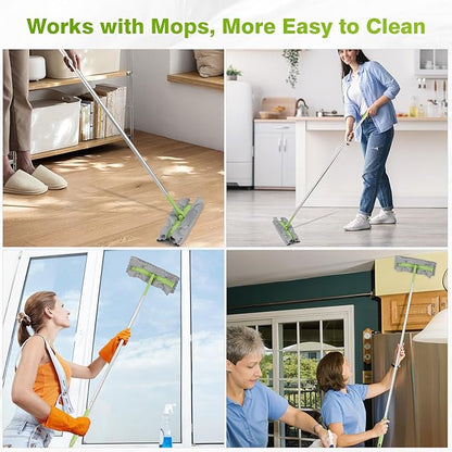 HOMEXCEL Microfiber Glass Cleaning Cloths-6PK, 16"x14" Lint Free Window Cleaning Cloth, Glasses, Mirrors, Screens, Stainless Steel, Premium Magic Cleaning Cloth for Glass and Window Cleaner