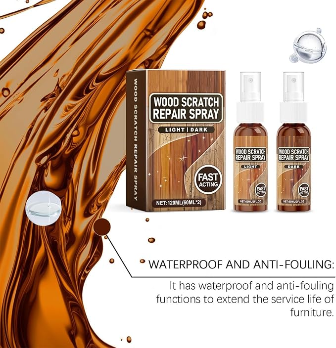 Wood Scratch Repair,Table Scratch Remover and Restorer - Floor Polish and Restorer Natural Shine Removes Scratches Leaves Protective Layer for Home