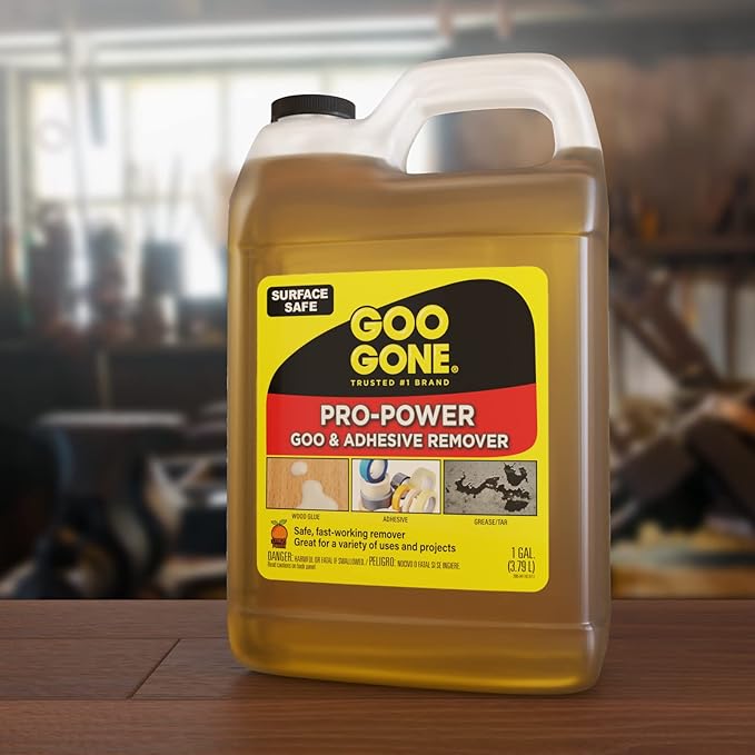 Goo Gone Pro-Power - Professional Strength Adhesive Remover - Orange, 128 Fl.Oz