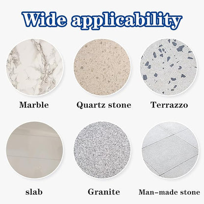 Marble Polishing Paste, Granite Cleaner Countertop, Marble Polish - Professional Polish Compound for Granite, Marble, Quartz & Stone | Restores Shine, Removes Scratches & Etch (10.OZ)