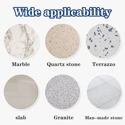 Granite Gloss Conditioner, Marble Polishing Paste, Quartz Polishing Compound, Professional Marble Polish, Polishing Kit - Easily Restore the Gloss of Stone