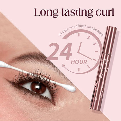 Unidollss Tubing Mascara Brown Length & Volume with Lash-Nourishing Formula, Lash Extension Effect, Smudge-Proof, No Clumps, Washable, Safe for Sensitive Eyes, Perfect for Light Hair & Older Women