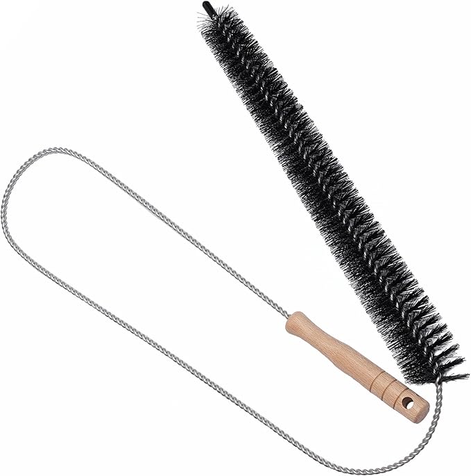 47.24" Extra Long Dryer Vent Cleaner Brush – Flexible Dryer Lint Brush for Deep Cleaning of Lint Trap, Refrigerator Coils, Dust, and Pet Hair – for Fire Risk Reduction & Better Efficiency