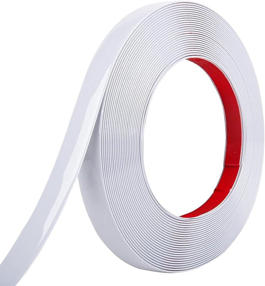 Peel and Stick Molding Trim Waterproof Mirror Tape Border Flexible Wall Trim Molding Self Adhesive for Home Decoration Wall Protection(32.8 Ft)