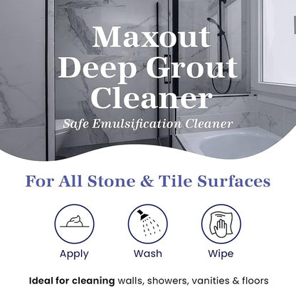 Marblelife Maxout Deep Grout Cleaner, Powerful Tile and Floor Cleaning Liquid, Ready to Use, 32oz