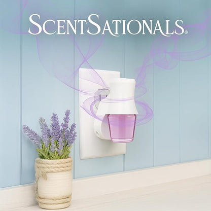 ScentSationals Sea Salt Lavender Fragrance Oil Plug In Air Freshener Refills 3-Pack - Works with Scentsationals Wall Plugs, Long-Lasting Home Fragrance, 0.8 fl oz Each, Packaging May Vary