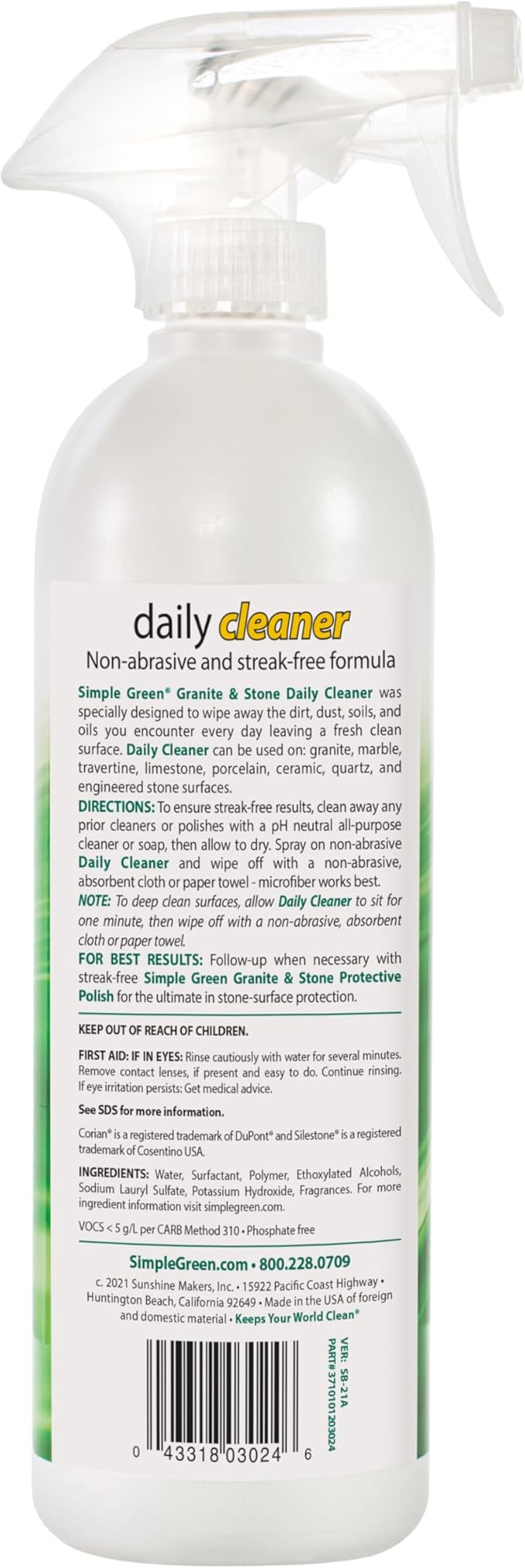 Granite and Stone Cleaner - Daily Use - 710ml - 03024