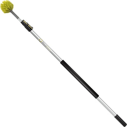 DOCA Telescoping Pole 5-12 Ft - Extension Pole for Cleaning, Feather Duster, Window Washing Kit, Paint Roller, Window Squeegee - High Reach Extendable Kit for Indoor & Outdoor - Cobweb Duster