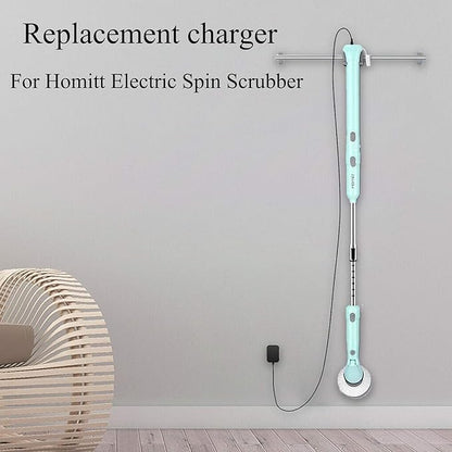 WUKUR 9V Charger for LABIGO Electric Spin Scrubber Compatible with Voweek VWS211, SP02, for LABIGO LA1, for Homitt HM115C HM115CW Electric Spin Scrubber Power Supply Cord Cable