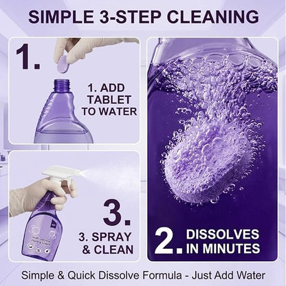 Spray Cleaner For Ovens, All-Purpose Household Cleaners, Ideal Multi-Surface Stain Remover for Kitchens, Bathrooms, Pet Messes & Everyday Household Cleaning (12 Pcs)