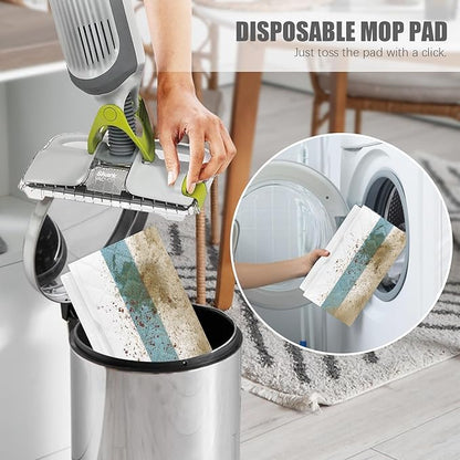Disposable Mop Pad Refills compatible with Shark VACMOP Pro, 10 Pack, for VM252, VM200, VM190, VM250, VM251, VM200C, VM252C, QM250, VC205