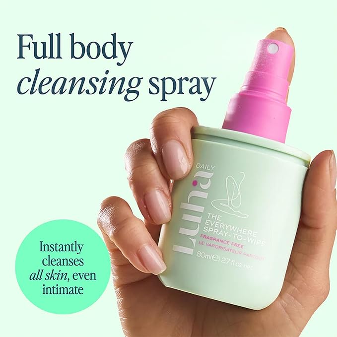 Luna Daily The Fragrance Free Everywhere Spray-To-Wipe | 80ml