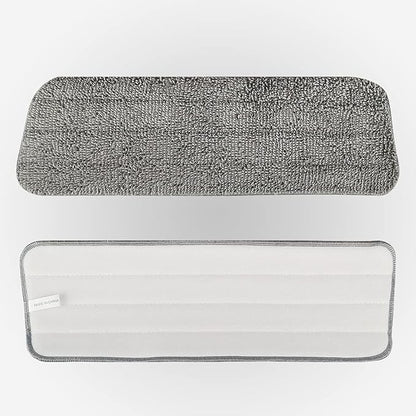 6 Pack Microfiber Spray Mop Replacement Heads for Wet Dry Mops, Premium Floor Cleaning Pads, Reusable Replacement Refills Compatible with Bona Floor Care System - Dark Gray