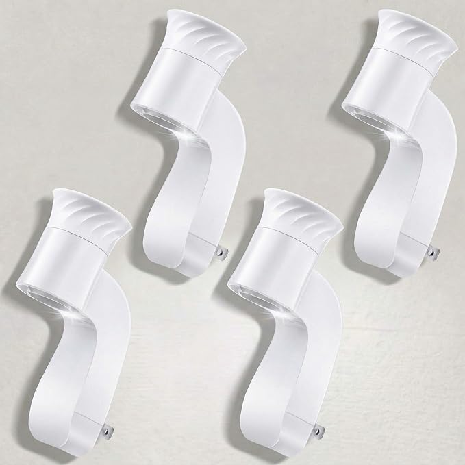 Saillong 4 Pack Wall Fragrance Plug with Night Light, Compatible with Bath & Body Works WallFlower Refills, ETL Certified, Rotatable Plug Design Fragrance Diffuser for Home & Office