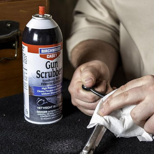 Birchwood Casey Gun Scrubber Single Purpose Gun Cleaner/Degreaser, Aerosol Spray for Gun Cleaning Without Disassembly