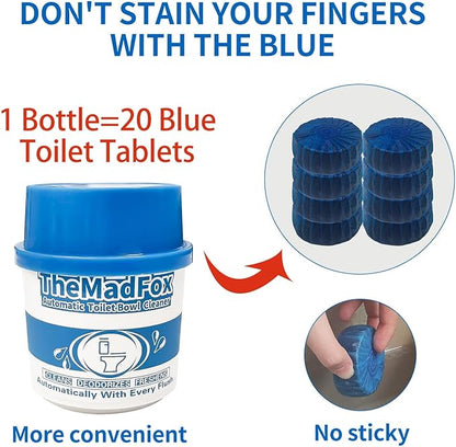 6 Pcs Enzyme Toilet Bowl Cleaner Bottle, Automatic Self-Acting Toilet Tank Cleaner, Enzyme-Powered Stain & Limescale Prevention, Long-Lasting Deodorizer, Safe for Plumbing & Septic Systems