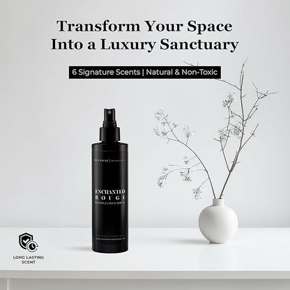 Fragrances - (Enchanted Rouge) Linen & Room Spray (8oz) – Bedroom & Home Fragrance Mist, Long-Lasting Freshness To Brighten Up Your Space, Fabric & Air Freshener, Aromatherapy Scent Spray