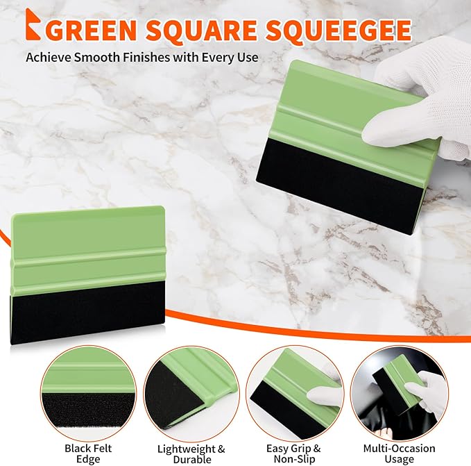WRAPXPERT Wallpaper Tools, Wallpaper Kit Smoothing Tools for Peel and Stick, Wallpaper Installation Kits for Wallpaper Hanging, Contact Paper, Bathroom, Vinyl Backsplash Tile, Window Film Applying