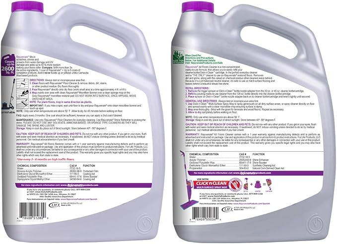Rejuvenate All Floors Restorer, Cleaner and Polish (128 oz)